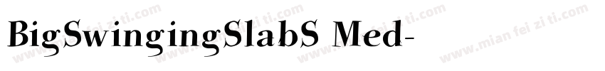 BigSwingingSlabS Med字体转换